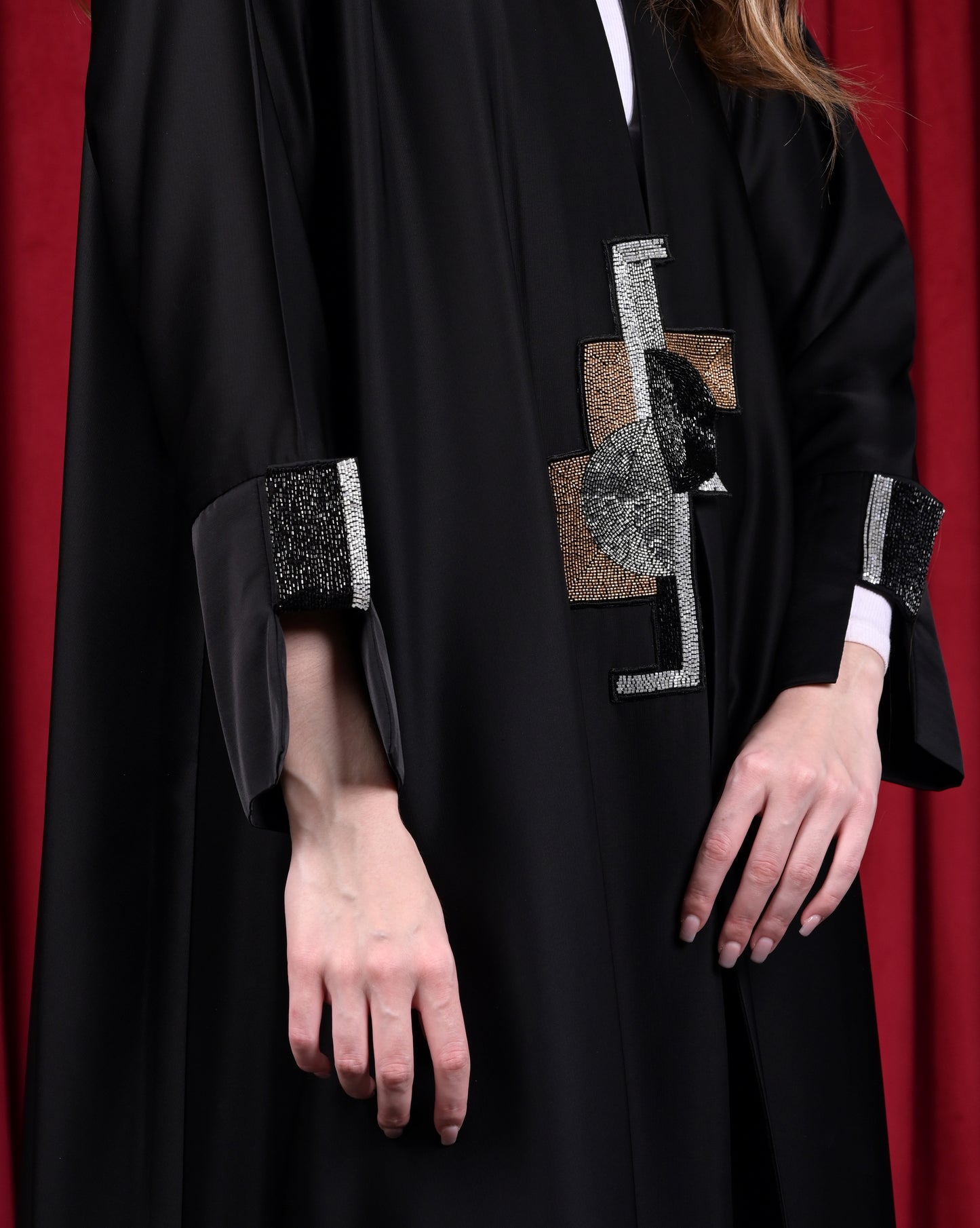 Glossy Onyx | Black Abaya